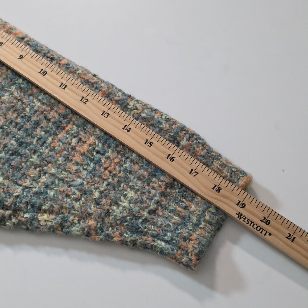 BLANKNYC Cardigan Women L Multi Marled Chunky Knit Wool Blend Buttons Pockets - Picture 7 of 14